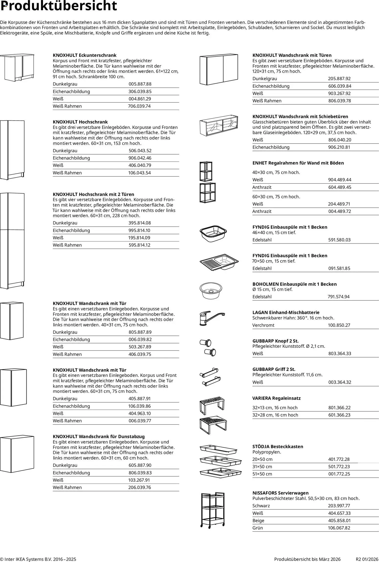 Ikea Küchenserie - Seite 4 - gültig ab 02.01.2026