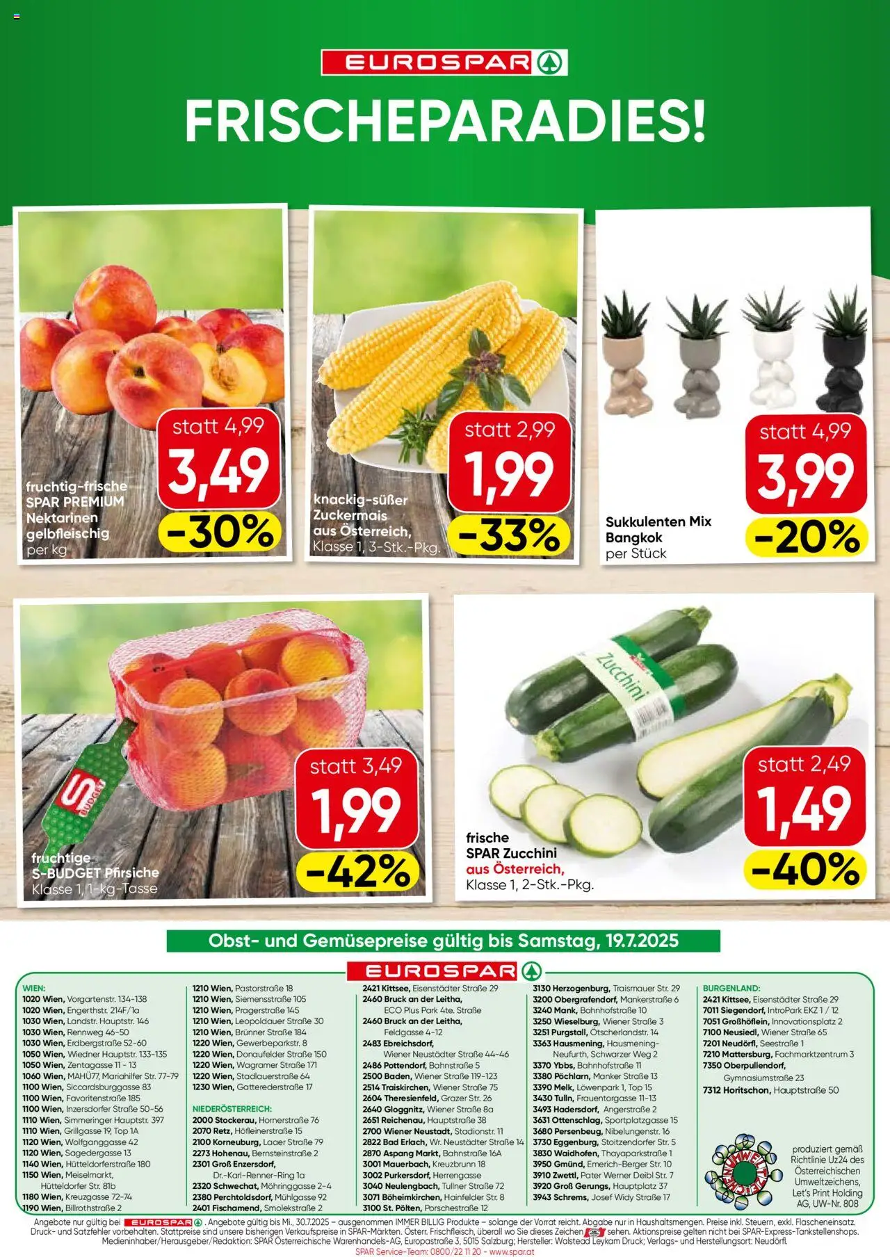 Eurospar Flugblatt - Seite 16- gültig ab 17.07.2025