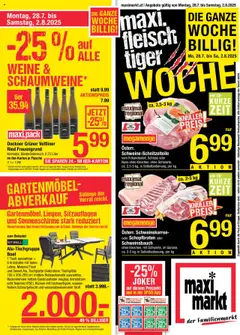 Vorschau Maximarkt Flugblatt gültig ab 28.07.2025
