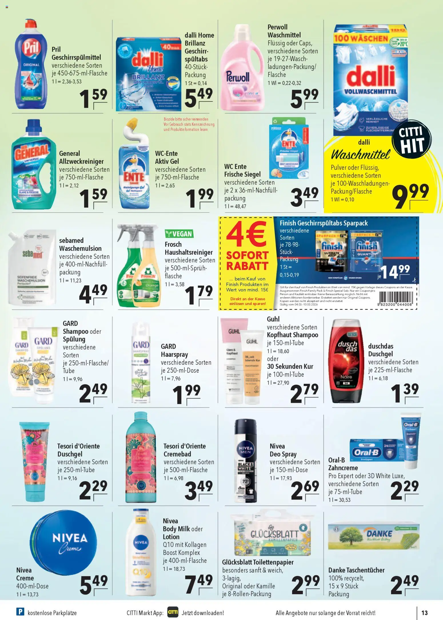 CITTI Markt Prospekt 	 - Seite 13 - gültig ab 04.03.2026