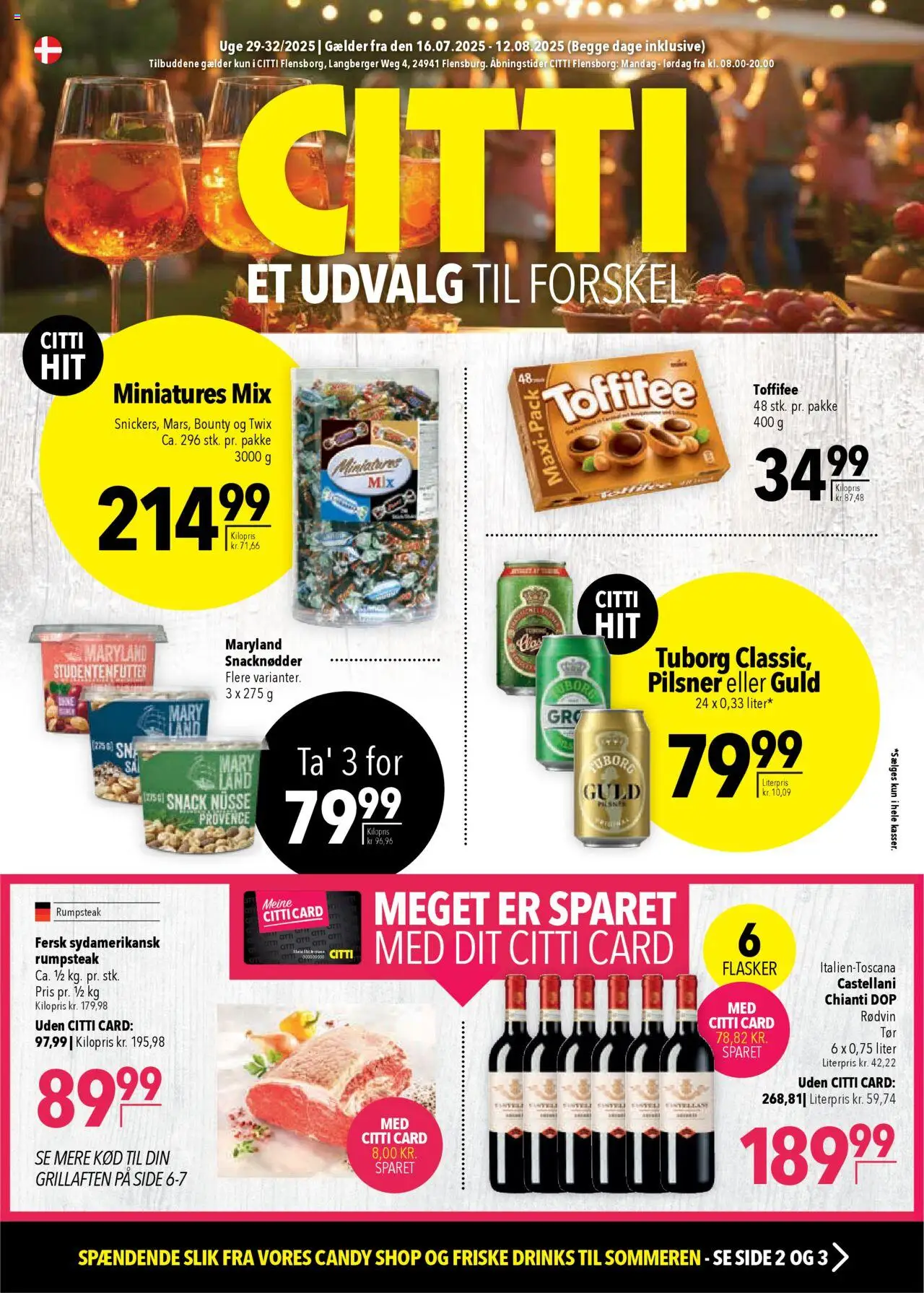 CITTI Markt - Dänemark-Werbung - Seite 1 - gültig ab 16.07.2025