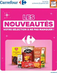 Aperçu Carrefour catalogue les nouveautés de septembre valable à partir du 01/09/2025