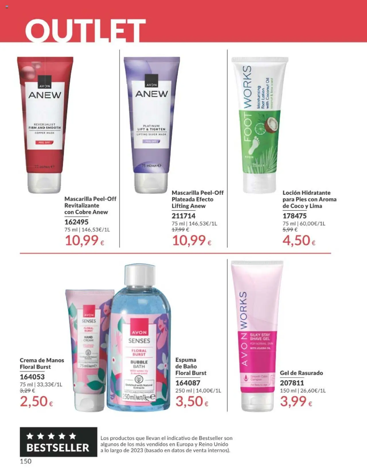 Catálogo AVON campaña 7 - Página de 150 - Válido desde 01/07/2025