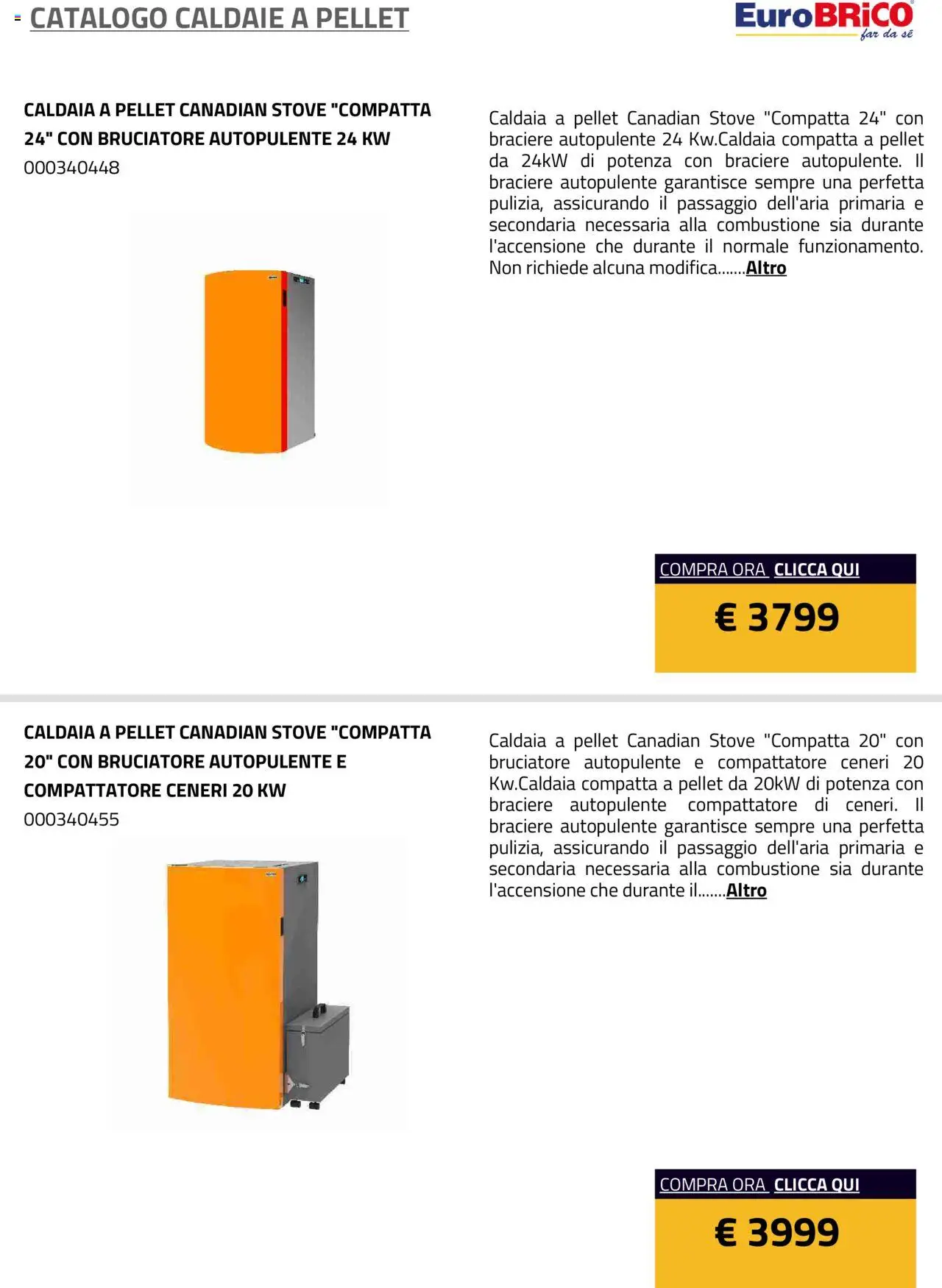 Eurobrico Caldaie catalogo - pagina 5 - valido dal 23/07/2025