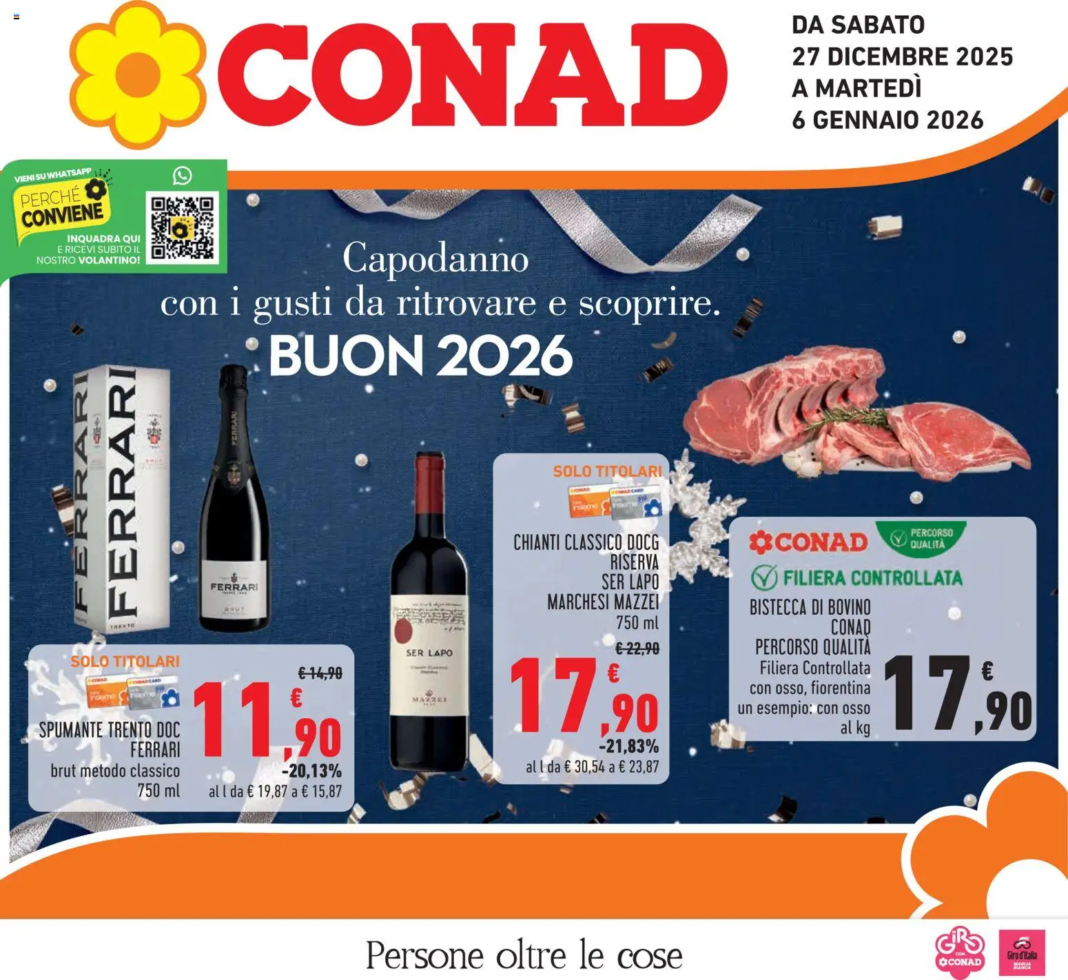 Volantino Conad	 - pagina 1 - valido dal 27/12/2025