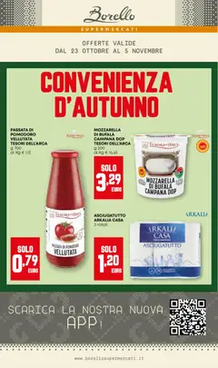 Anteprima Volantino Borello Supermercati	 valida dal 23/10/2025