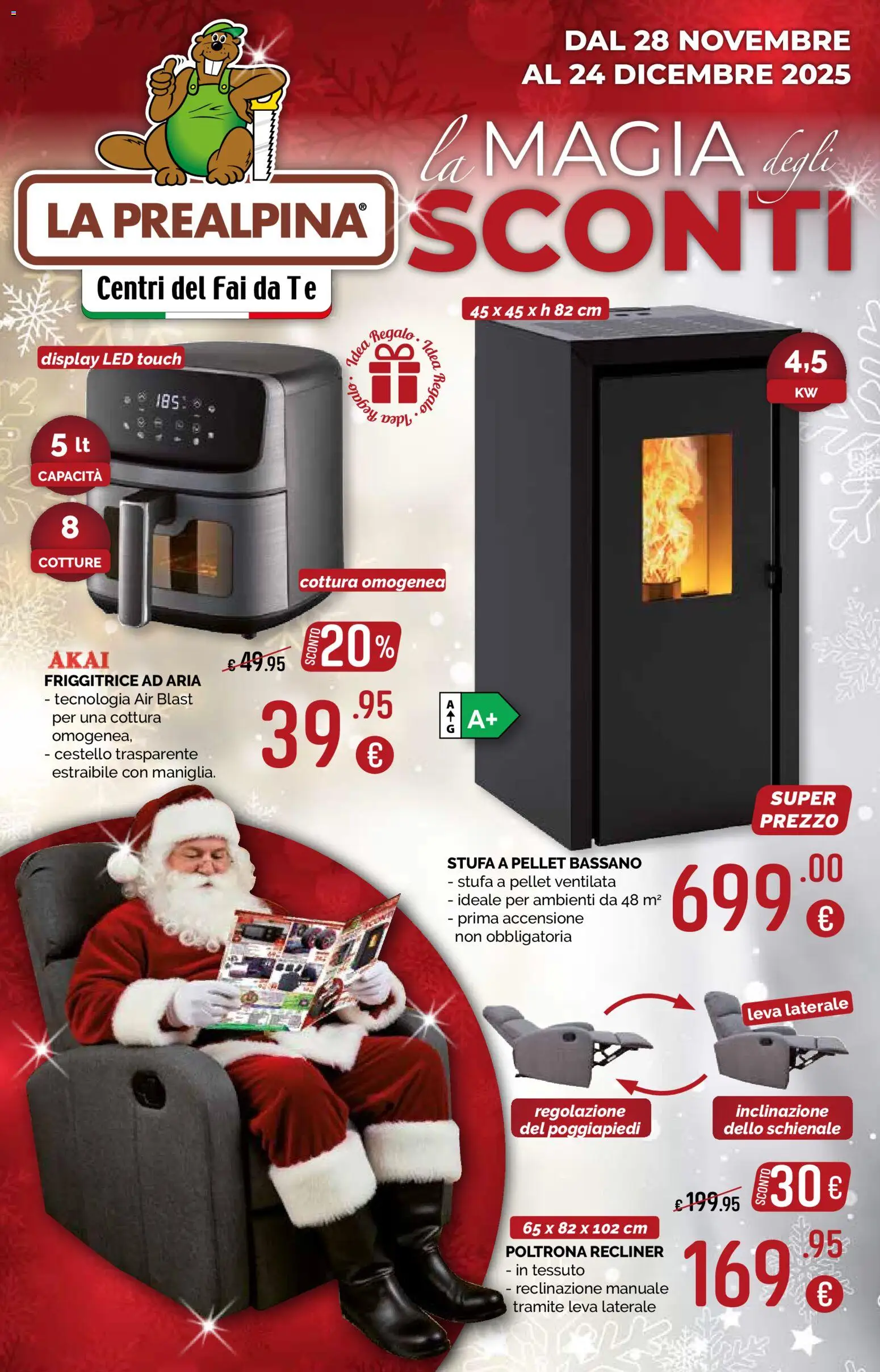 Volantino La Prealpina	 - pagina 1 - valido dal 28/11/2025