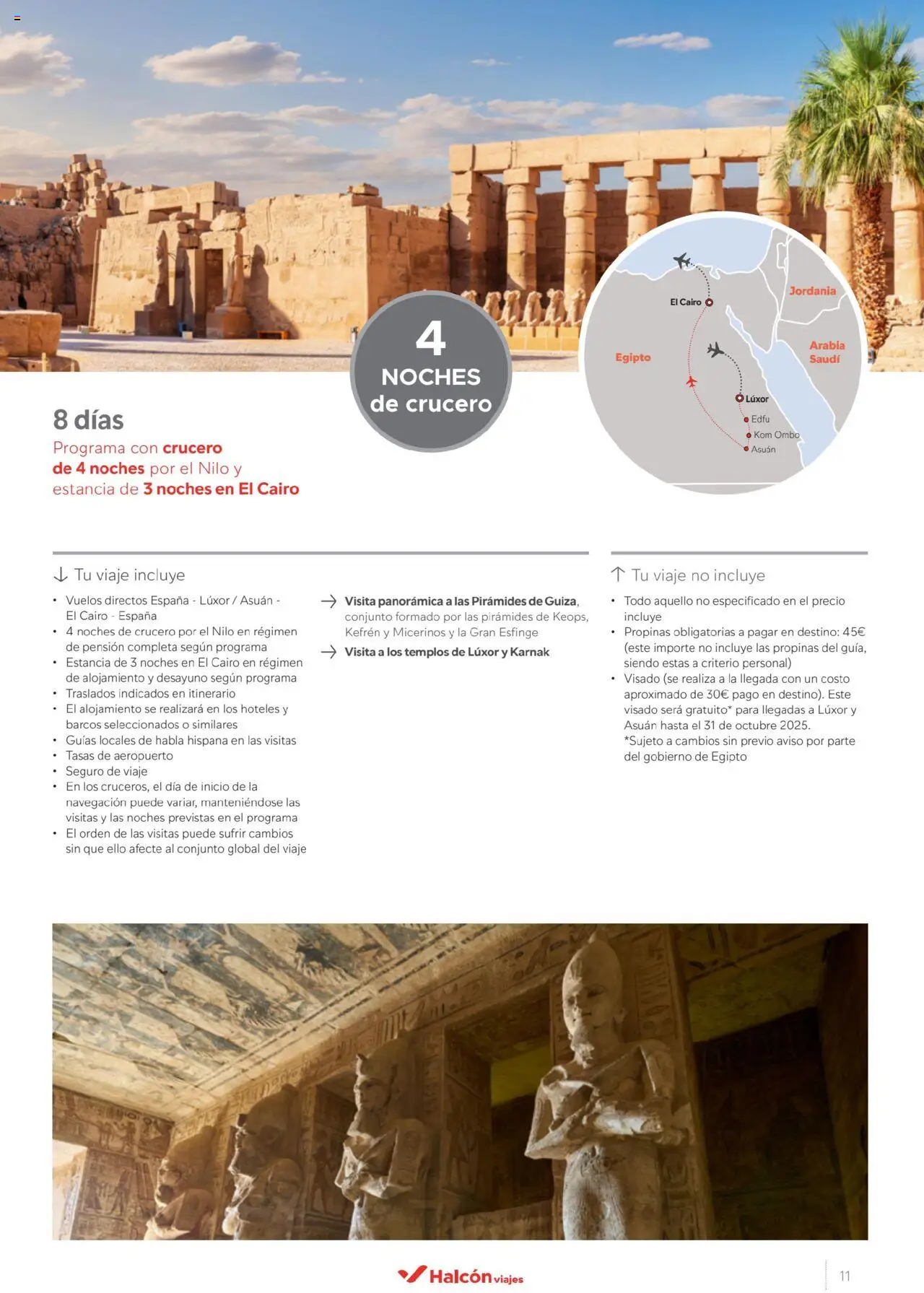 Halcón Viajes Egipto - Página de 11 - Válido desde 01/07/2025