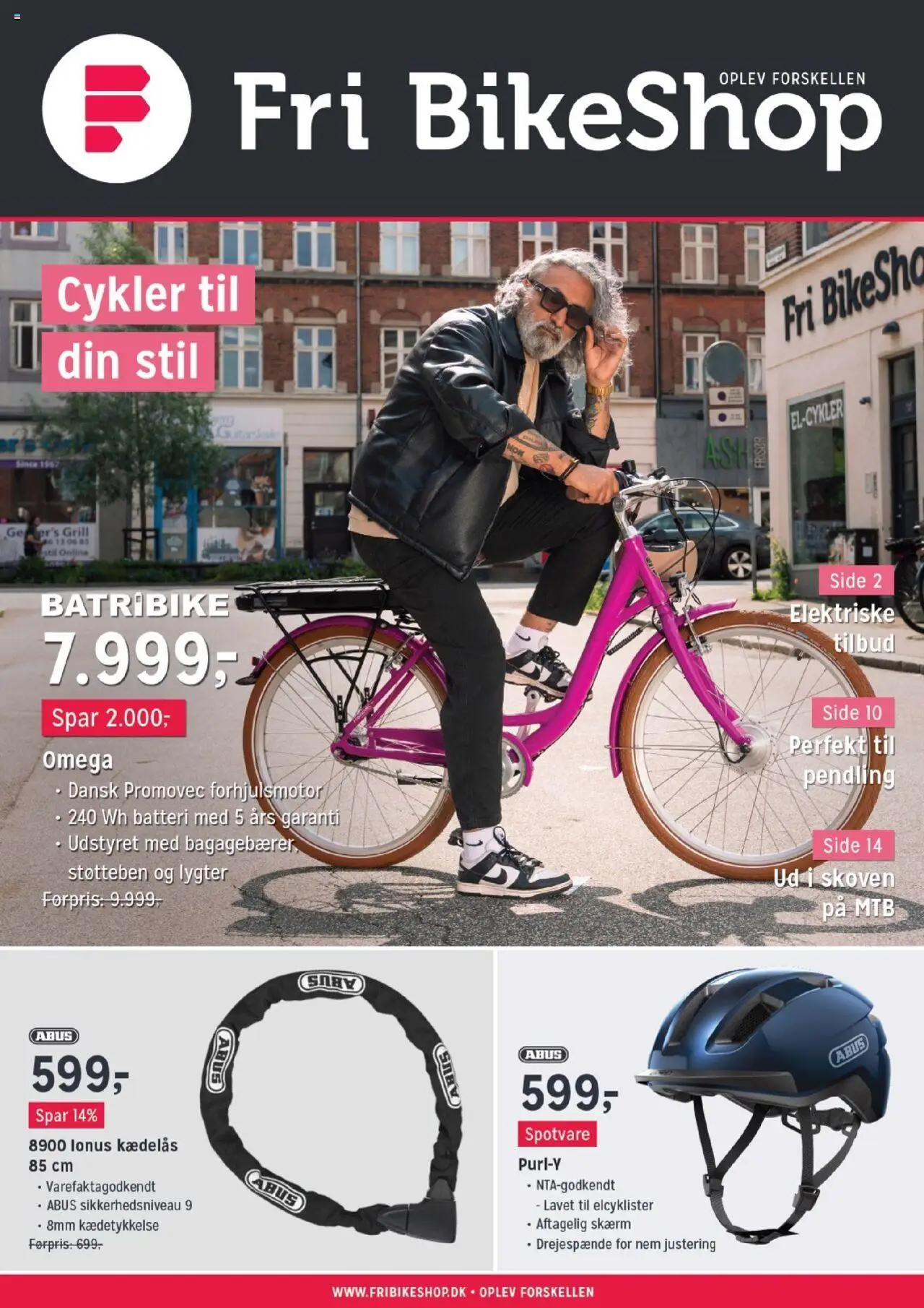 Fri BikeShop - Tilbudsavis - side 1- gyldig fra 28/08/2025