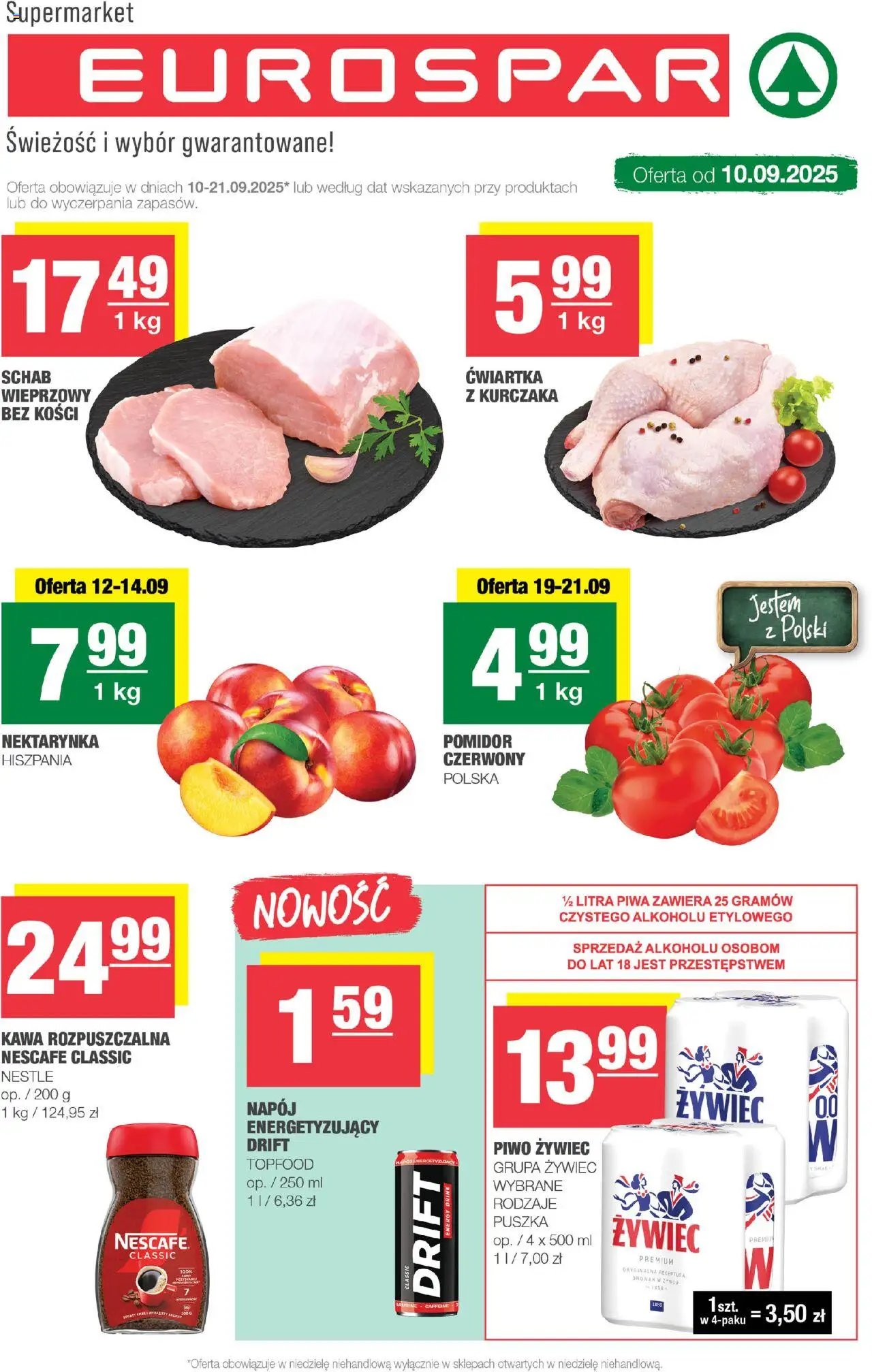 Spar Gazetka - Eurospar - strona 1- ważny od 10.09.2025