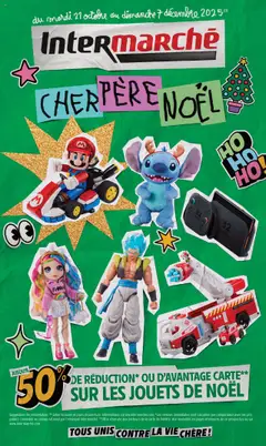 Aperçu Intermarché - Découvrez les jouets de Noël valable à partir du 21/10/2025