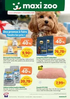 Aperçu Maxi ZOO catalogue valable à partir du 29/10/2025