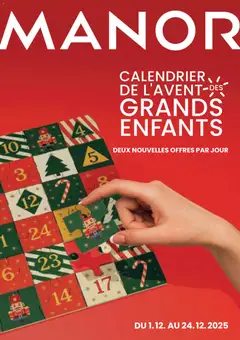 Vorschau Manor Aktionen Calendrier de L'Avent gültig ab 01.12.2025