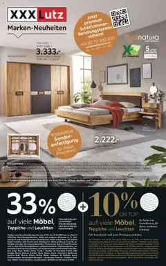 Vorschau XXXLutz Schlafzimmer und Wohnraum gültig ab 07.10.2025