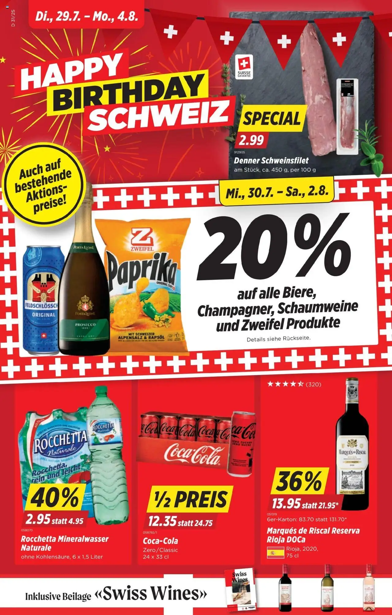 Denner Aktionen - Seite 1- gültig ab 29.07.2025