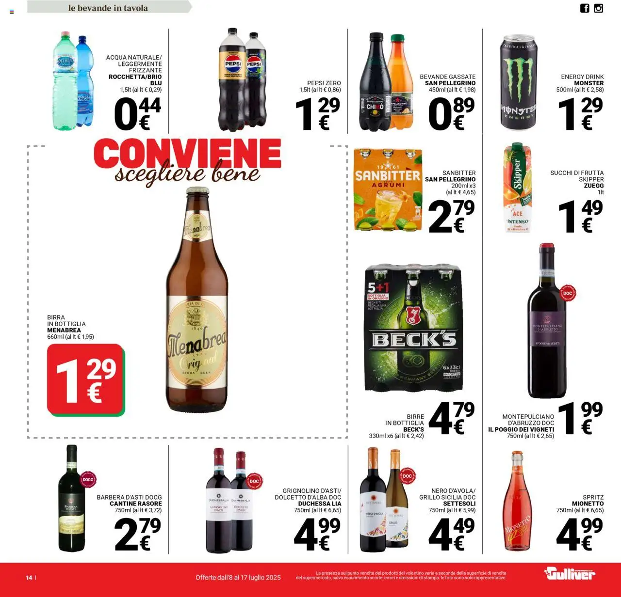 Volantino Gulliver	 - pagina 14 - valido dal 08/07/2025