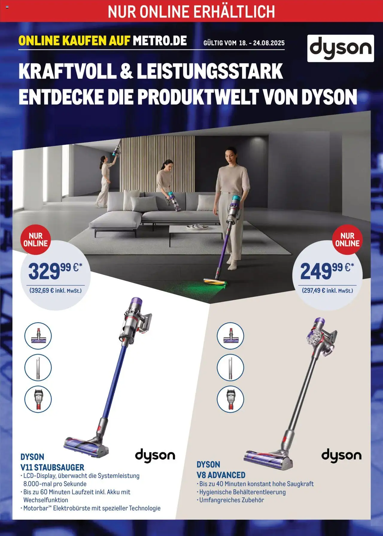 Metro Online: Dyson-Angebote - Seite 1 - gültig ab 18.08.2025