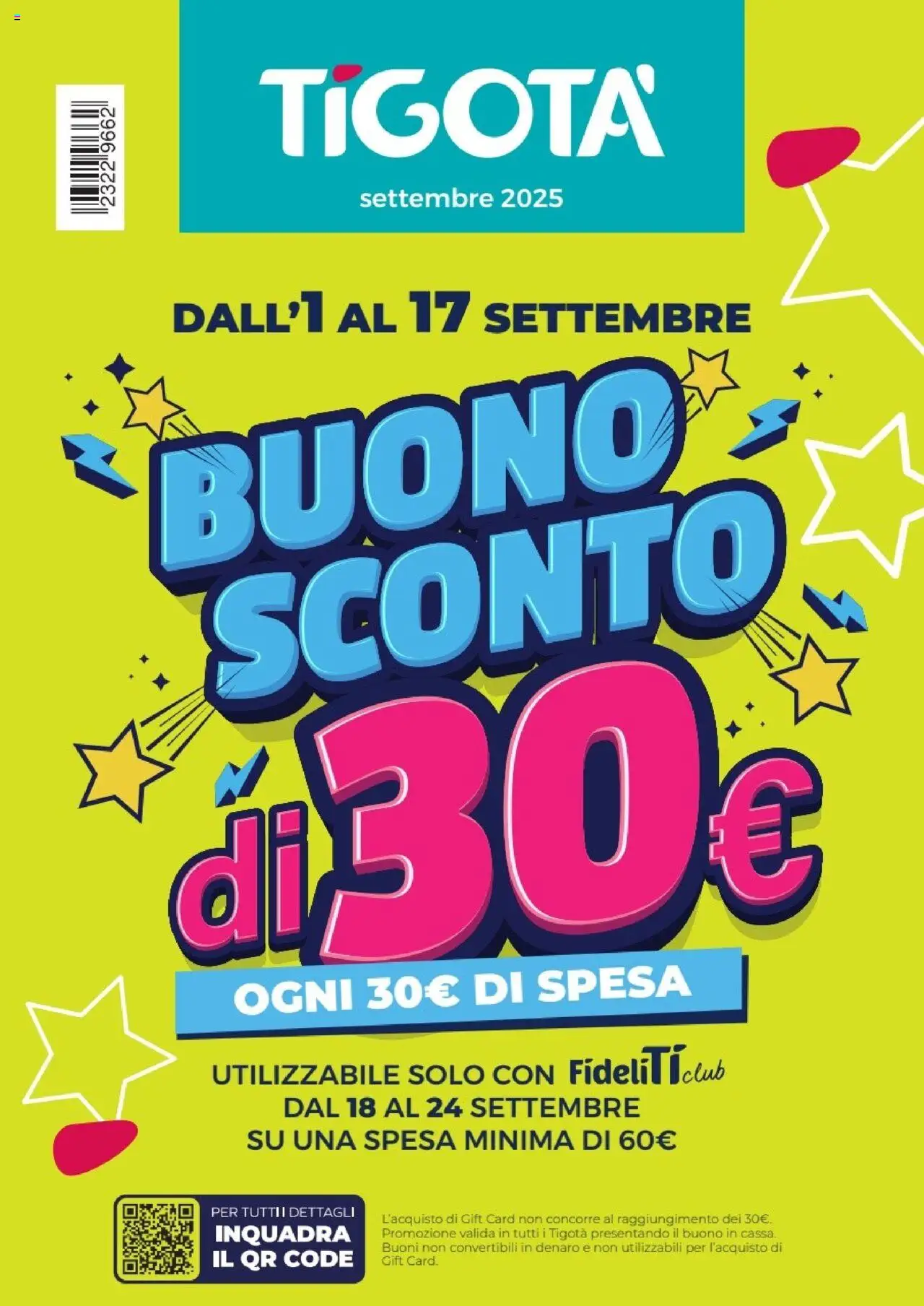 Volantino Tigotà	 - pagina 1 - valido dal 01/09/2025