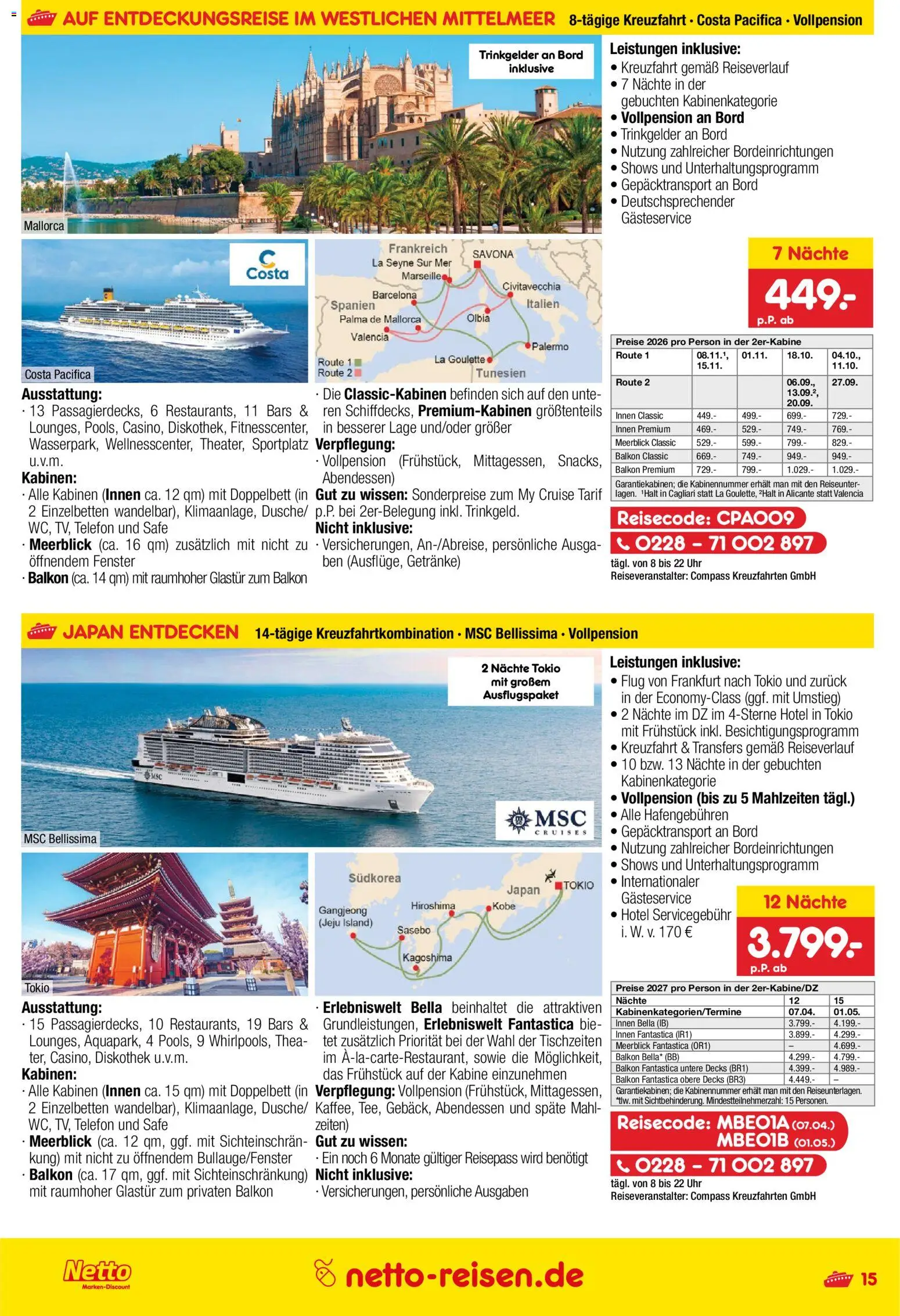 Netto Reisen Prospekt 	 - Seite 15 - gültig ab 30.04.2026