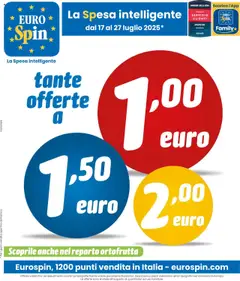Anteprima Volantino Eurospin	 valida dal 17/07/2025