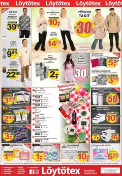 Esikatselu Löytötex tarjoukset voimassa alkaen 22/04/2026