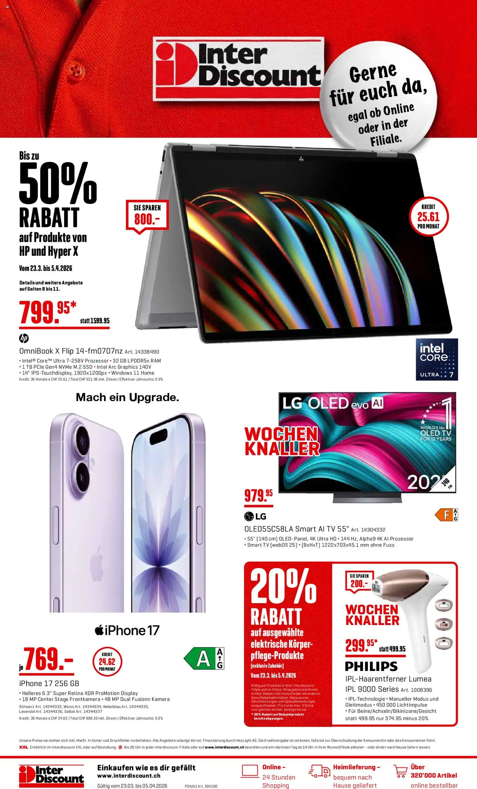 Interdiscount aktionen - Seite 1- gültig ab 23.03.2026