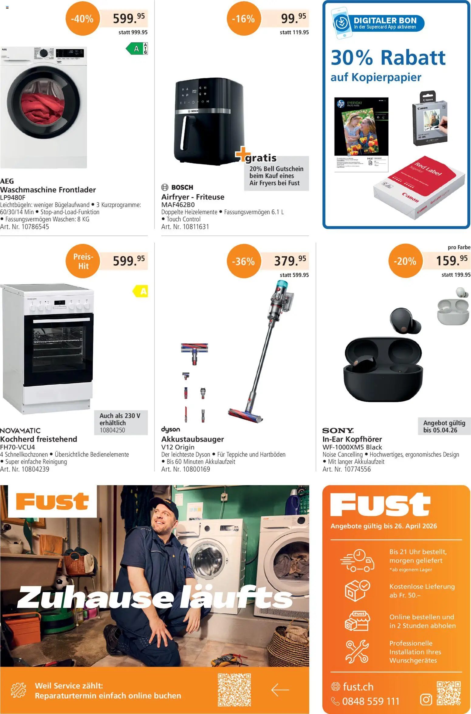 Fust aktionen - page 40- valid from 23.03.2026