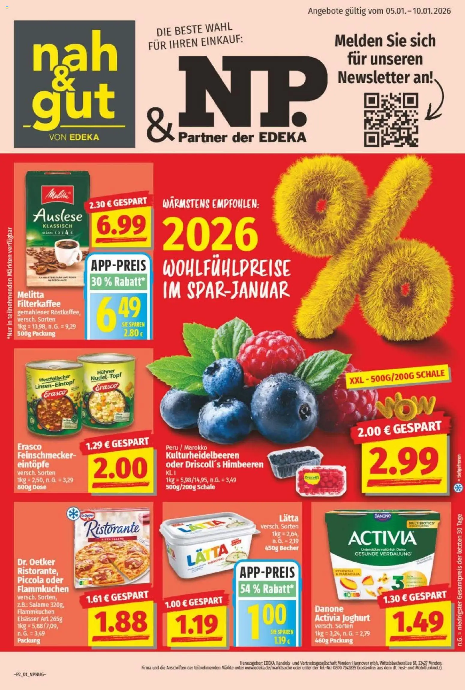 NP Discount Prospekt - Seite 1 - gültig ab 04.01.2026