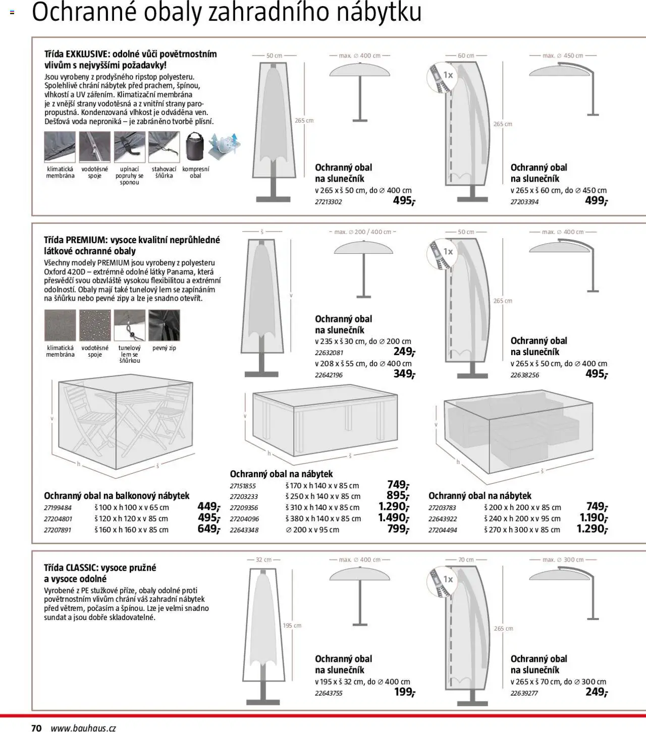 Bauhaus katalog Zahradní nábytek - strana 70- platný od 01.04.2025