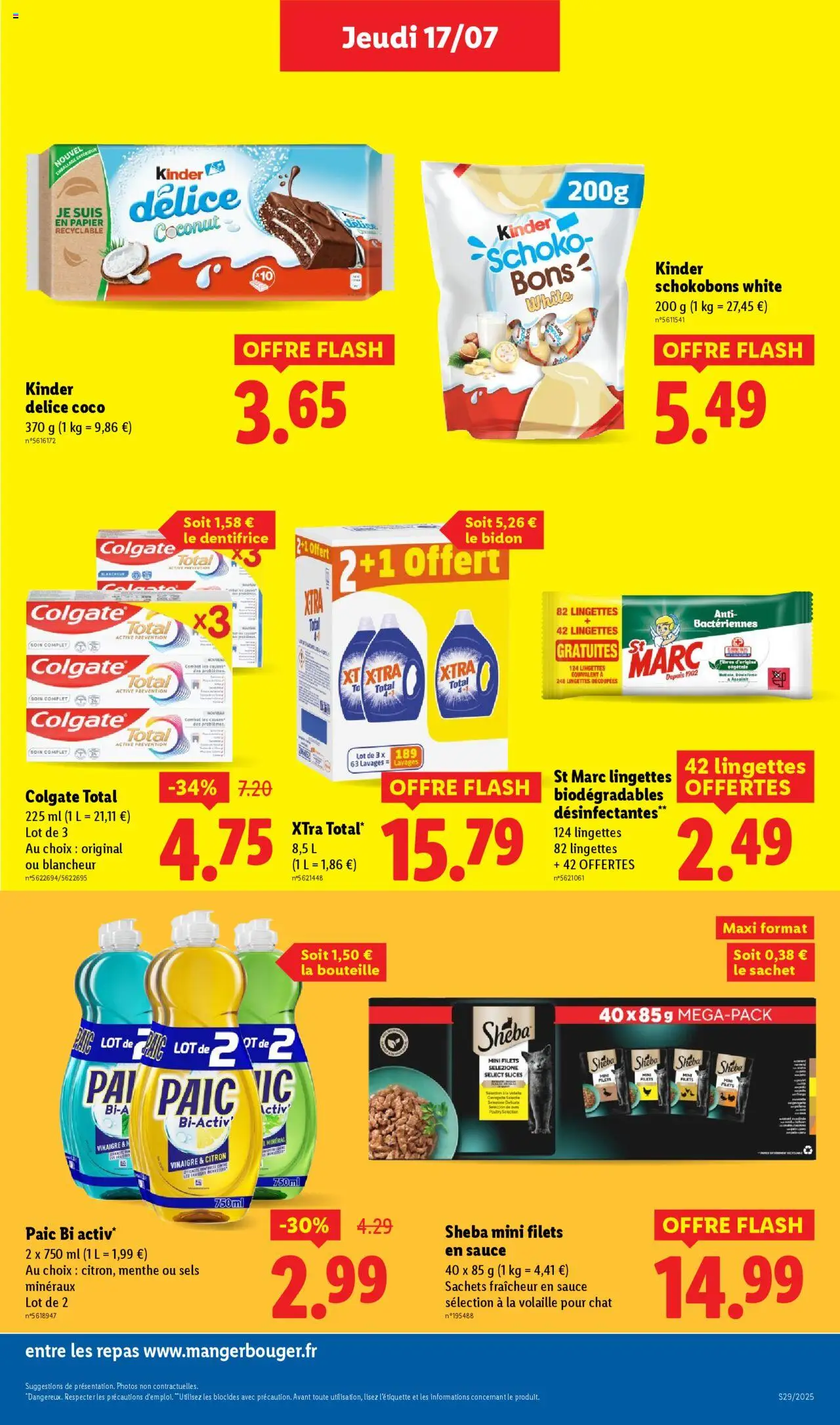 LIDL catalogue semaine 28 - page 17 - valable à partir du 17/07/2025