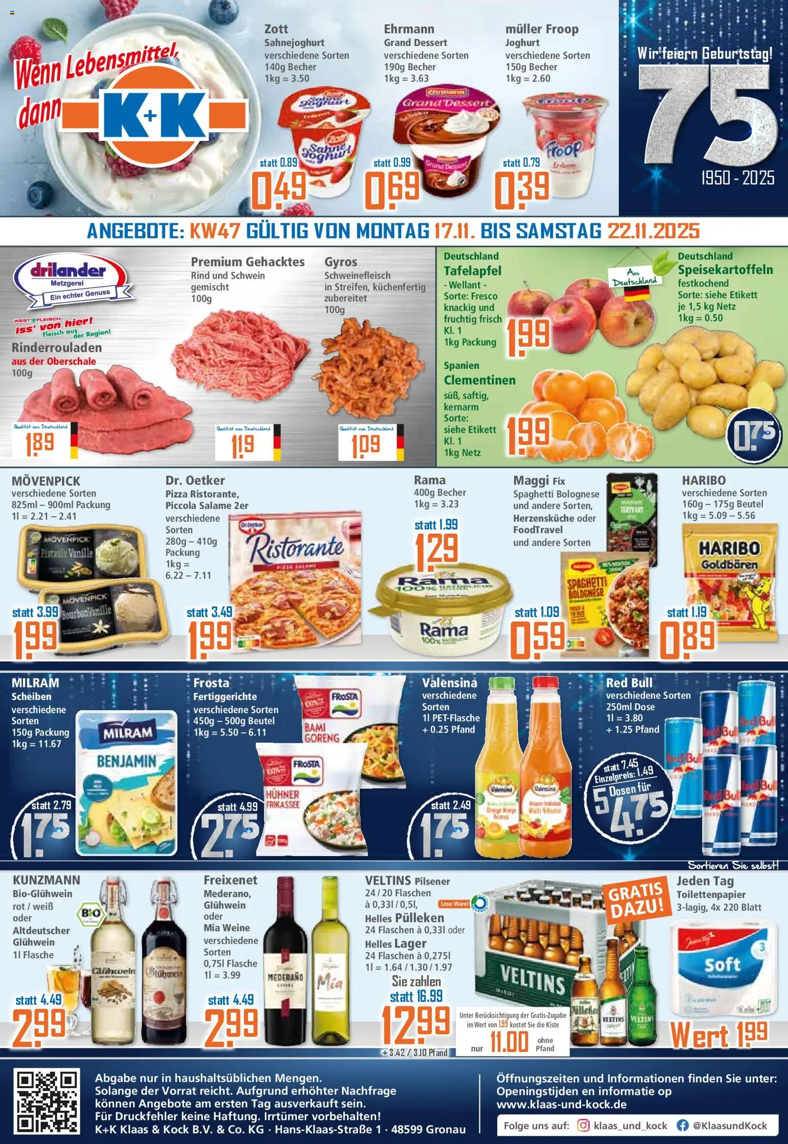 Klaas & Kock Prospekt 	 - Seite 1 - gültig ab 17.11.2025