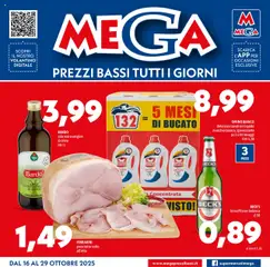 Anteprima Volantino Mega valida dal 16/10/2025