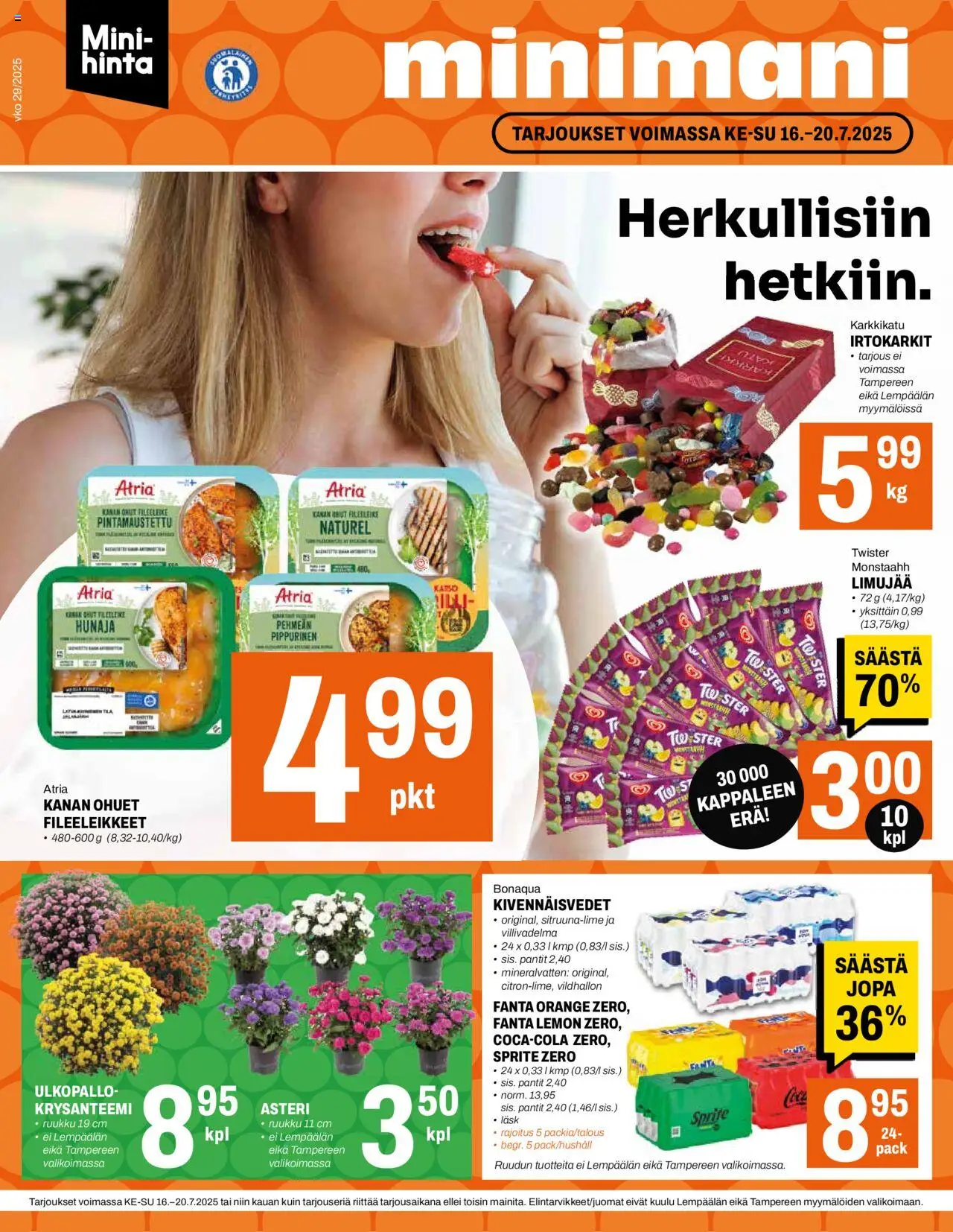 Minimani tarjoukset - sivu 1- voimassa alkaen 16/07/2025
