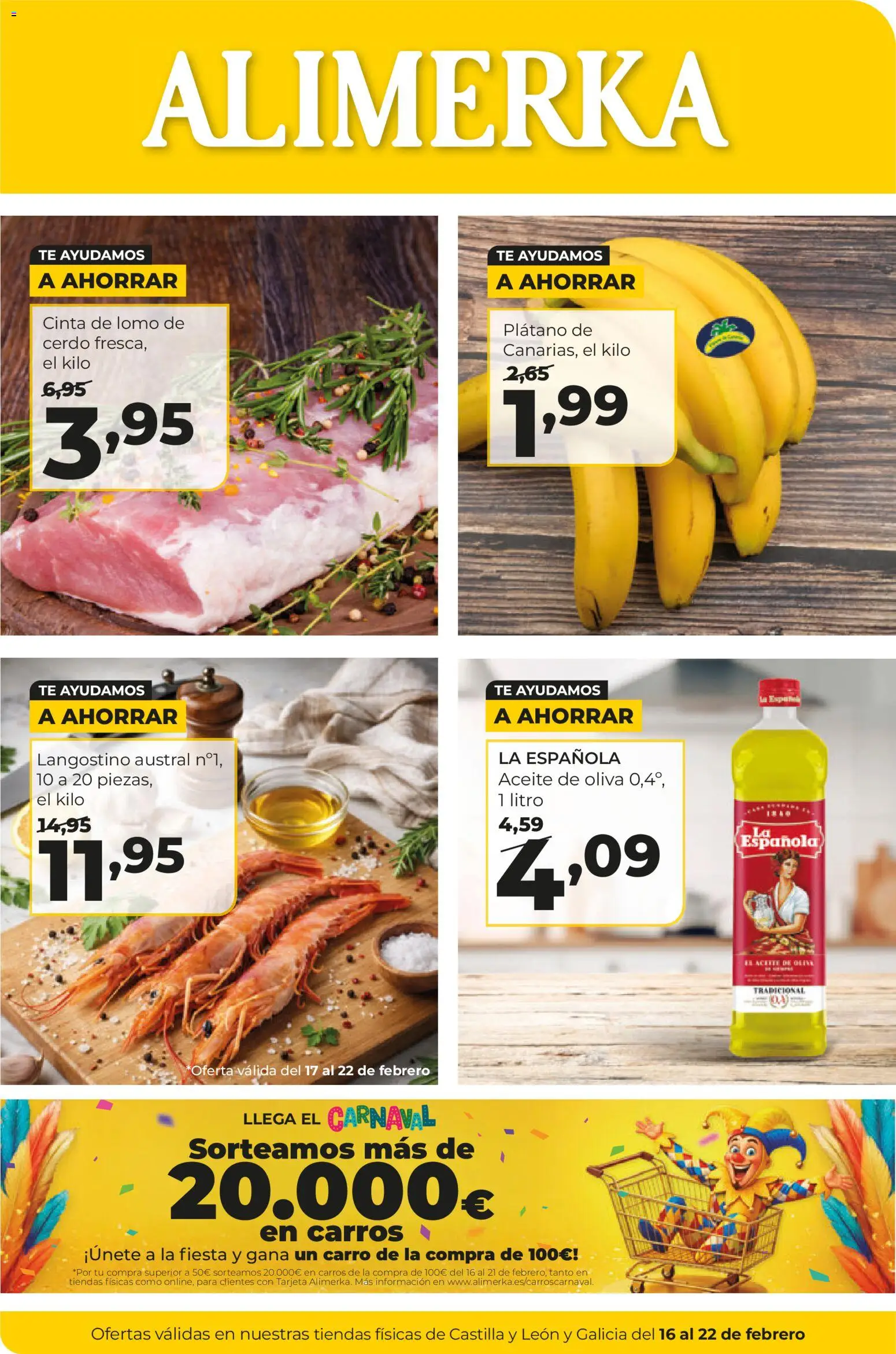 Alimerka folleto Castilla y León - Página de 1 - Válido desde 16/02/2026