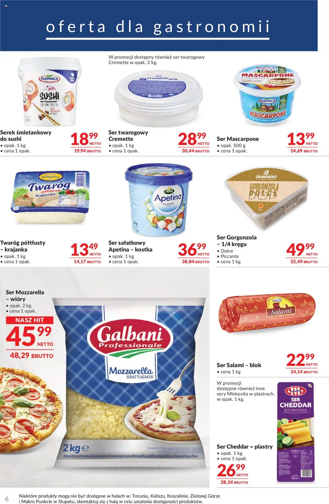 Makro Gazetka - Oferta dla gastronomii - strona 6- ważny od 22.07.2025