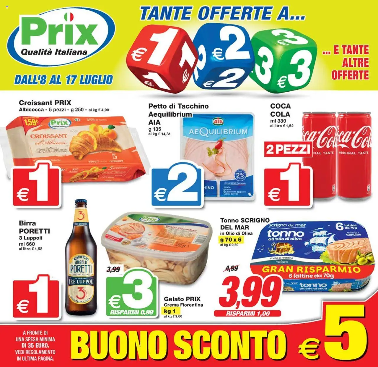 Volantino Prix	 - pagina 1 - valido dal 08/07/2025