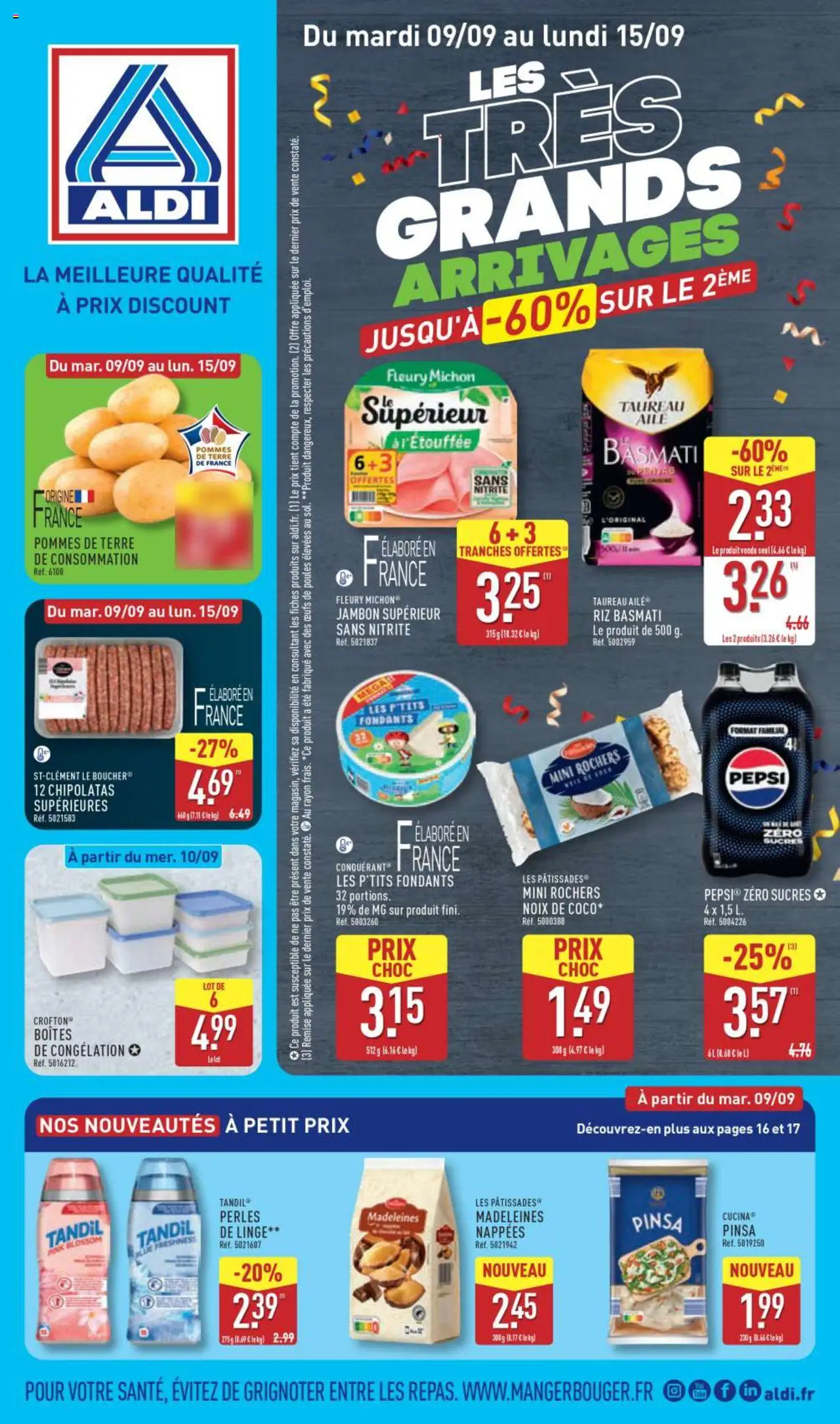 Aldi catalogue semaine 37 - page 1 - valable à partir du 09/09/2025