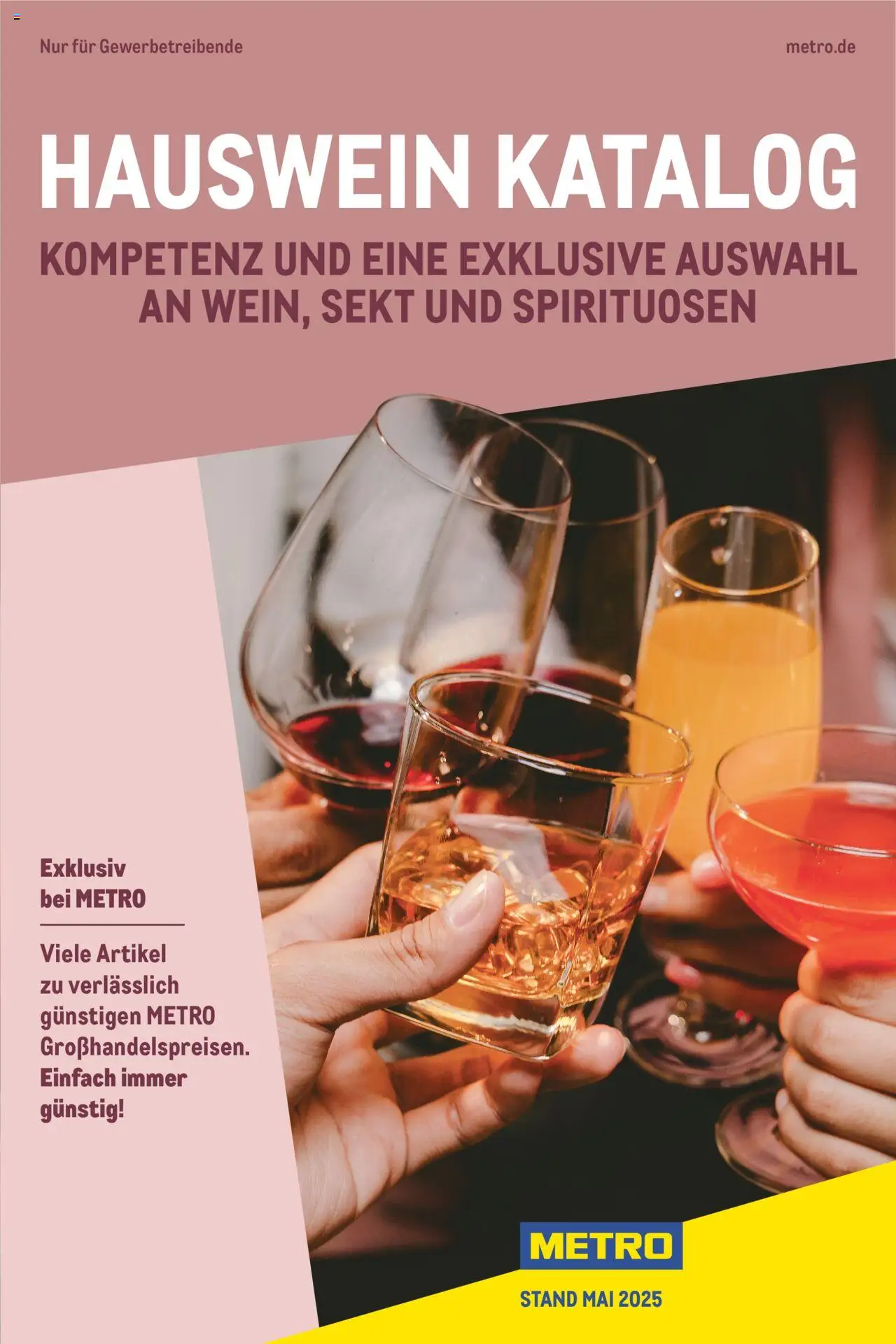 Metro Hauswein-Katalog - Seite 1 - gültig ab 01.05.2025