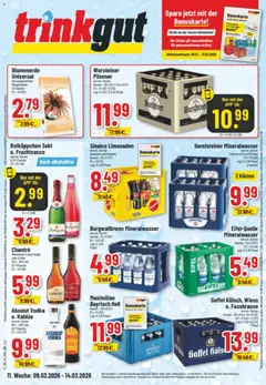 Vorschau Trinkgut Prospekt 	 gültig ab 09.03.2026
