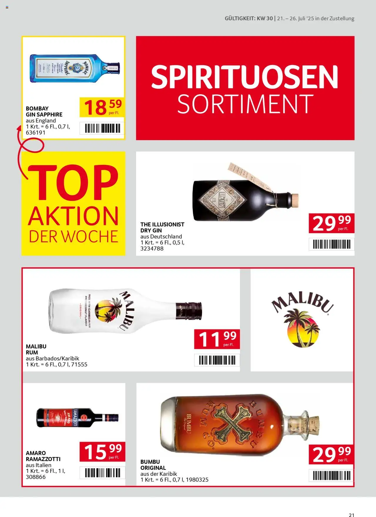Transgourmet Zustellaktion  - Seite 21- gültig ab 20.07.2025