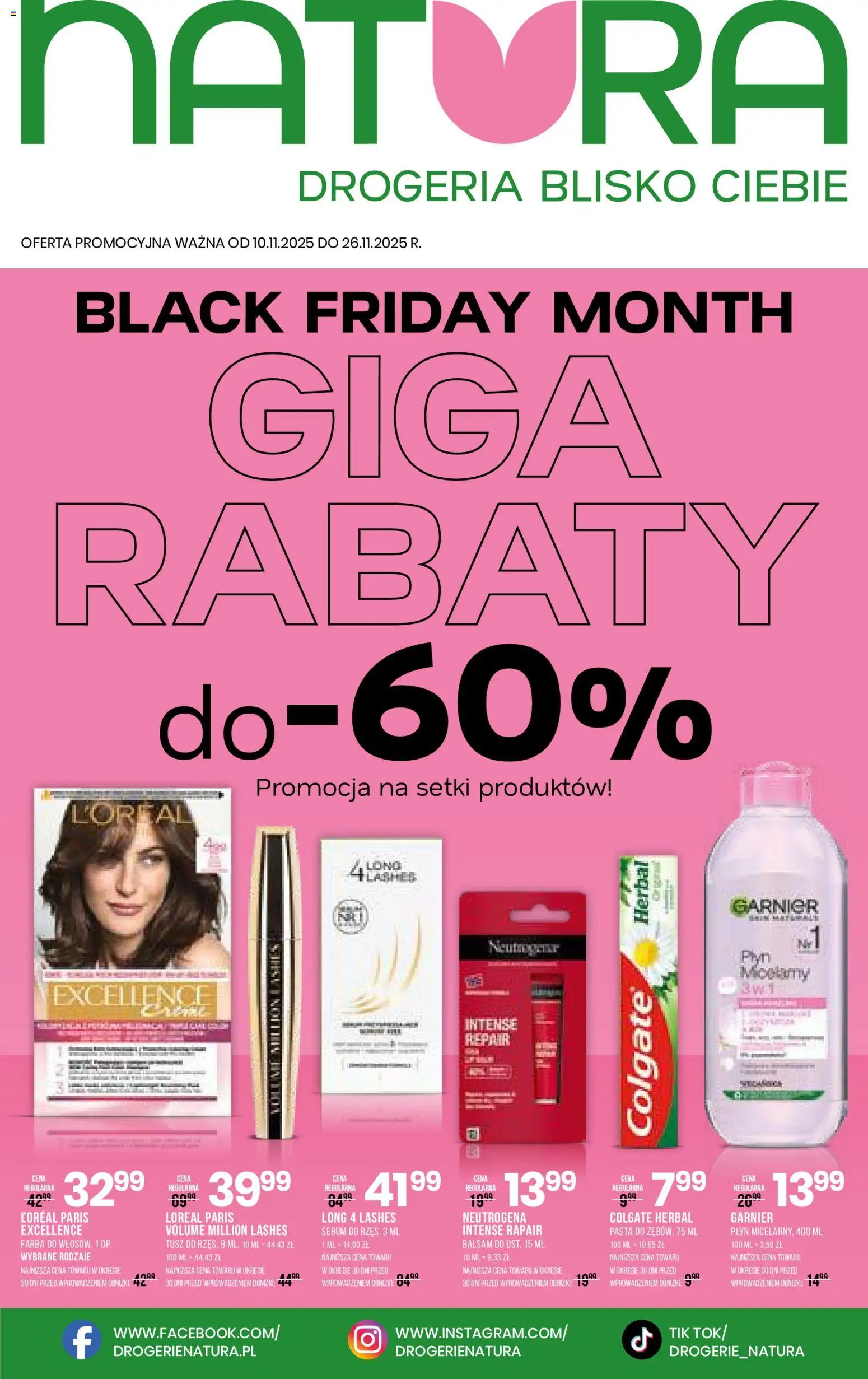 Drogerie Natura Black Friday - strona 1- ważny od 10.11.2025