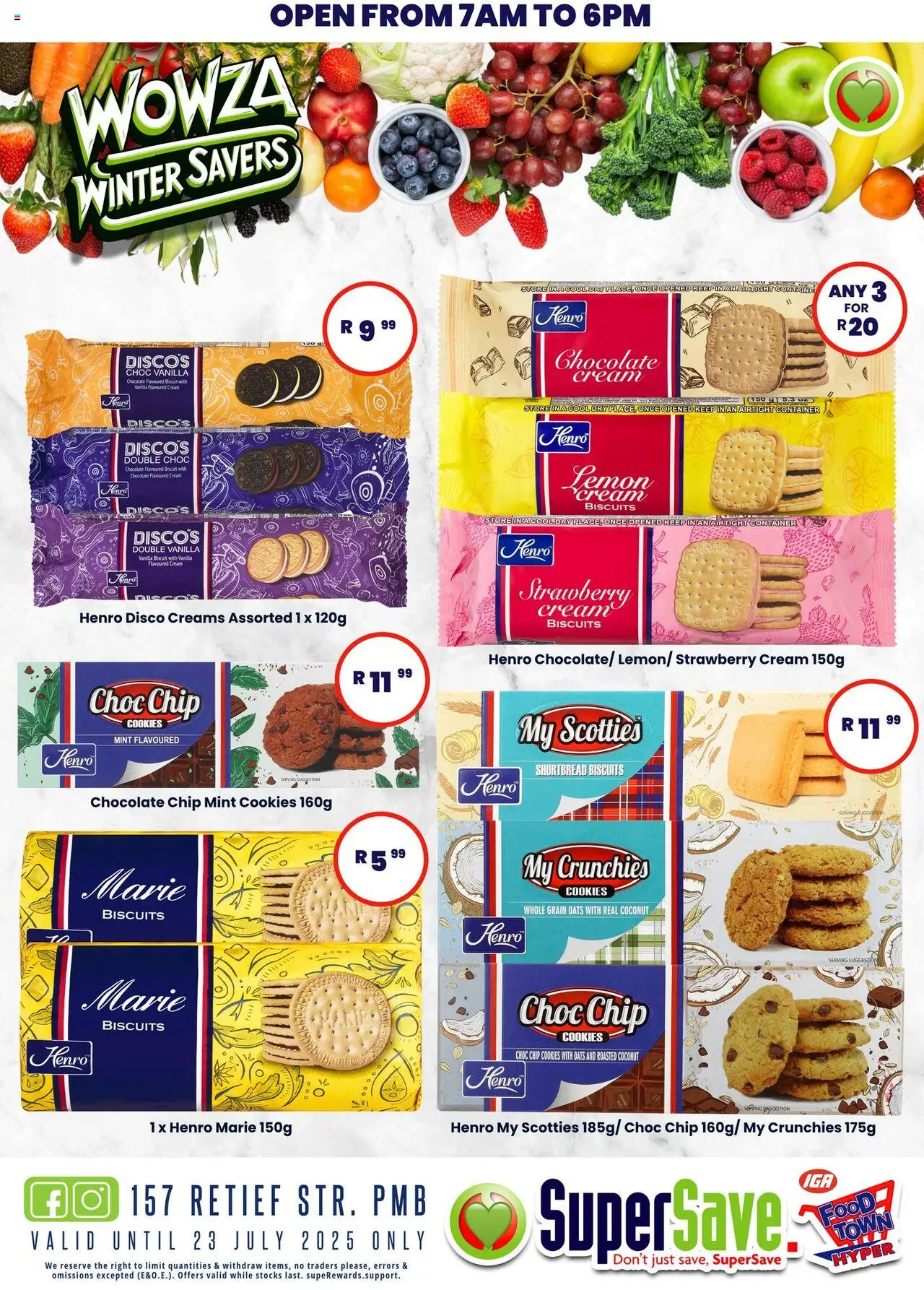 Super Save Specials - page 12- valid from 18/07/2025