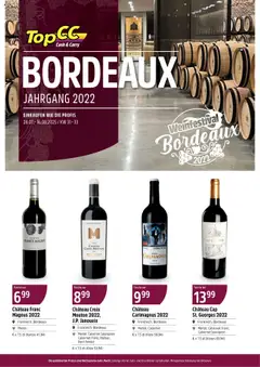 Vorschau TopCC Aktionen Bordeaux gültig ab 28.07.2025