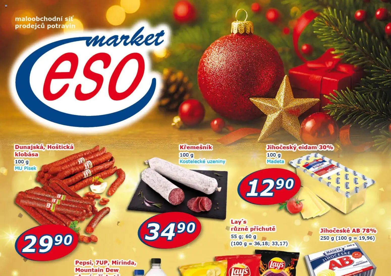 Eso market leták - strana 1- platný od 10.12.2025