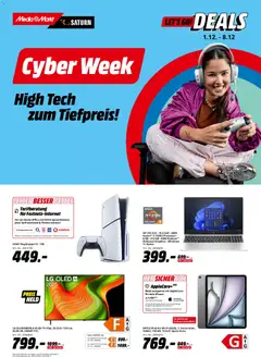 Vorschau Saturn - Cyber Monday gültig ab 01.12.2025