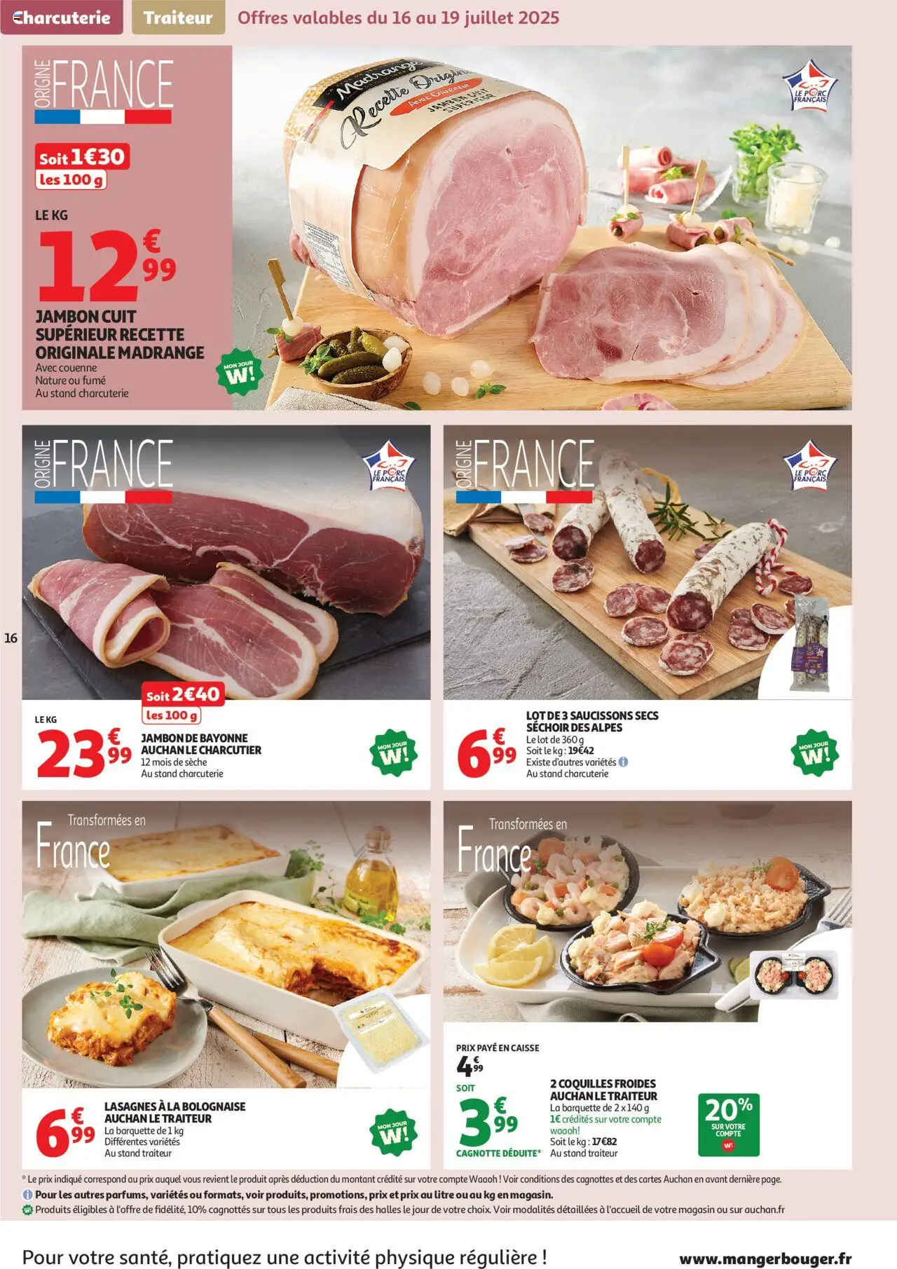 Auchan prospectus - page 16 - valable à partir du 16/07/2025