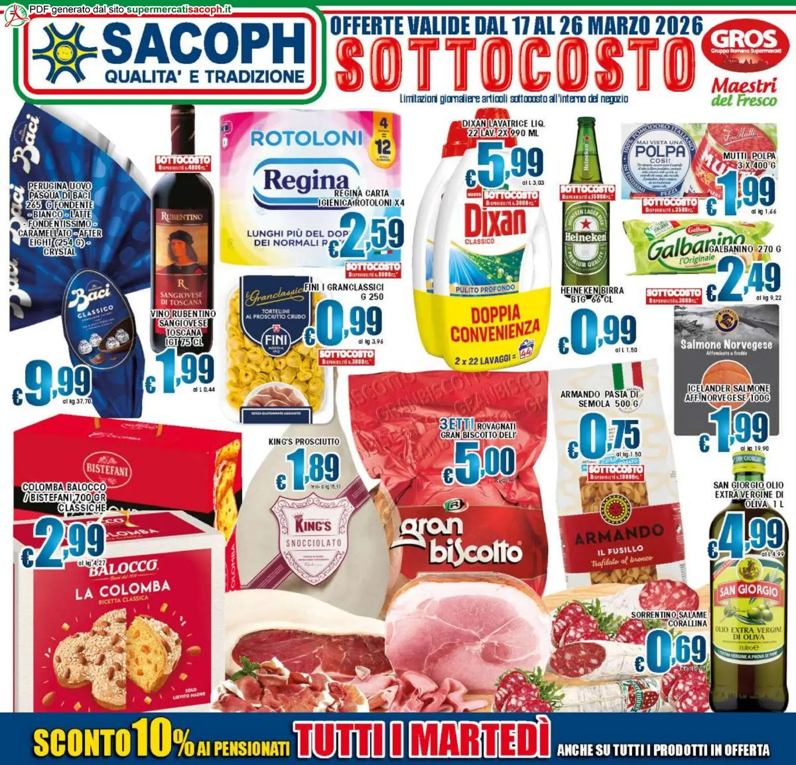 Sacoph volantino - pagina 1 - valido dal 17/03/2026