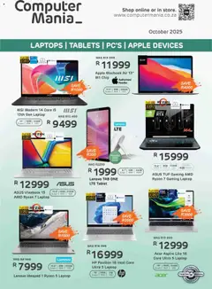 Preview Computer Mania Specials valid from 01/10/2025