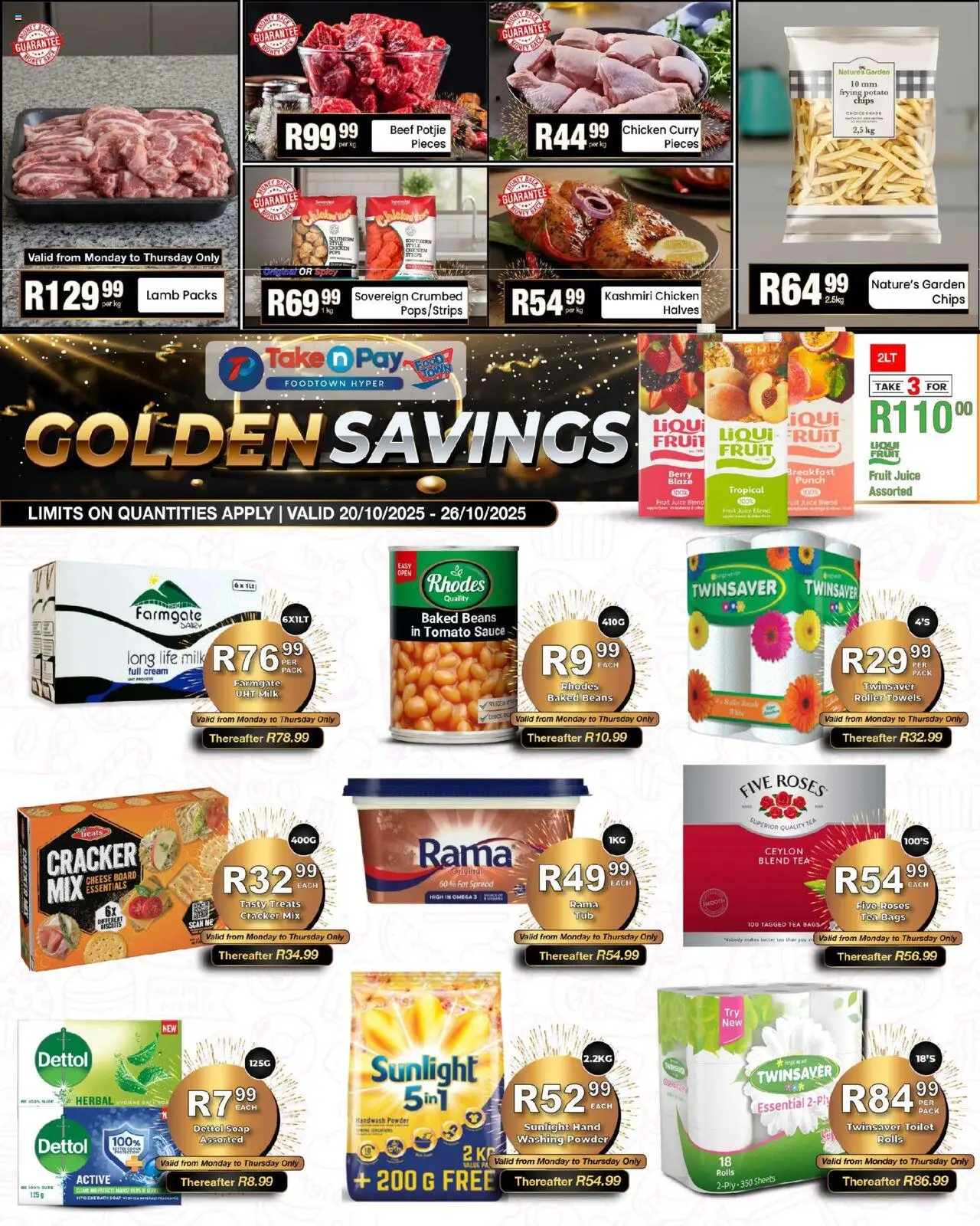 Take n Pay Specials - page 1- valid from 20/10/2025
