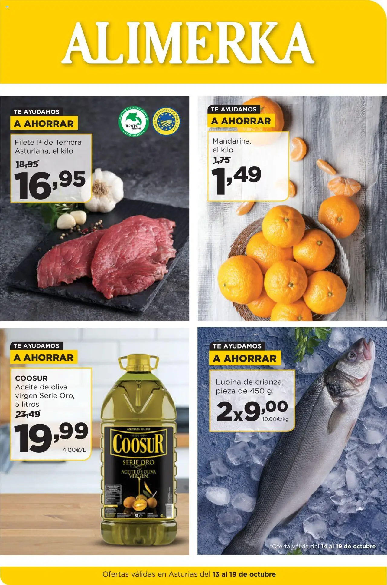 Alimerka folleto Asturias - Página de 1 - Válido desde 13/10/2025